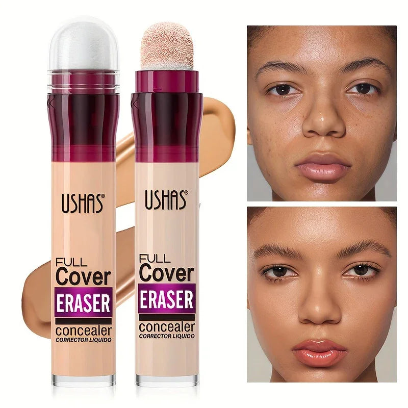Matte Liquid Foundation with Sponge Head – Long-Lasting Waterproof BB Cream