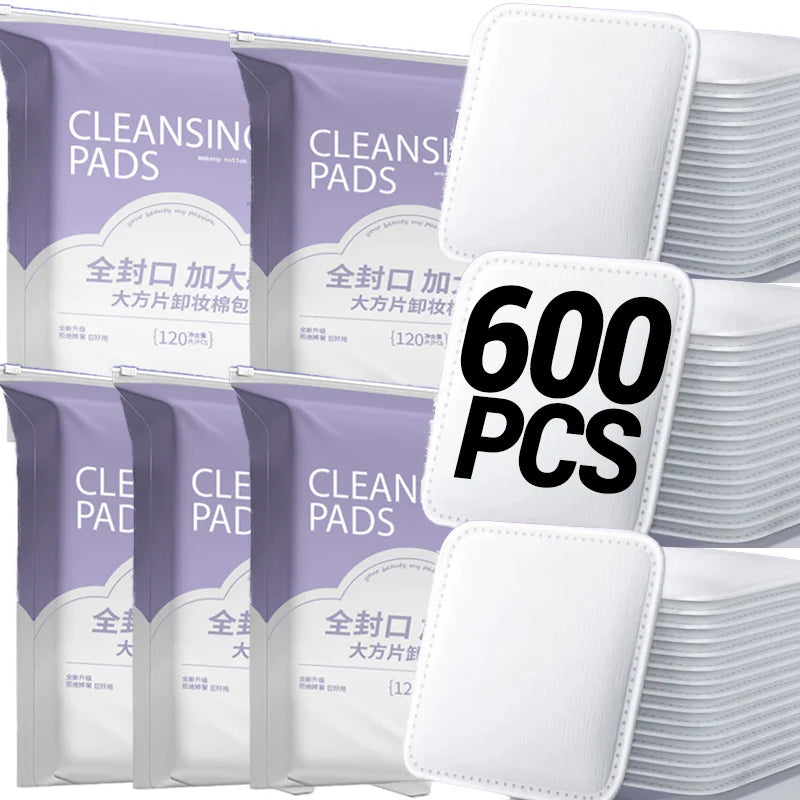 Soft Square Cotton Pads Facial Cleansing