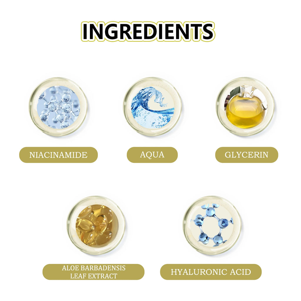 Niacinamide Serum Anti-aging and Anti-wrinkle Essence Moisturizing Brightening and Lightening Fine Lines Facial Skin Care Produc