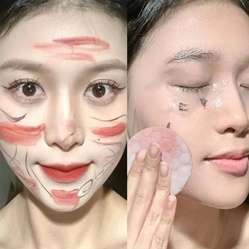 500/100Pcs Disposable Cotton Pads Soft Facial Makeup Remover Pads for