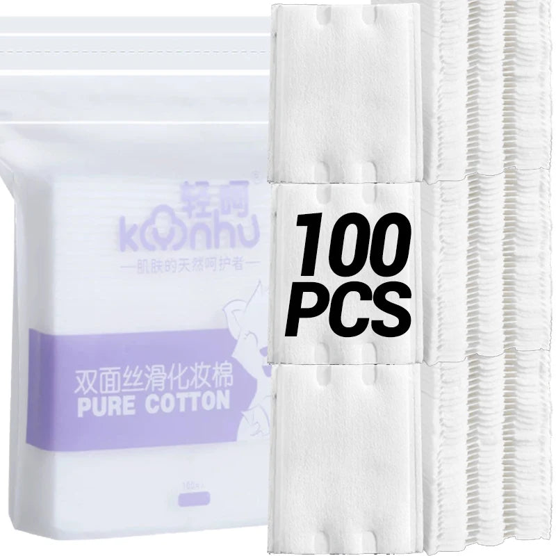 Soft Square Cotton Pads Facial Cleansing