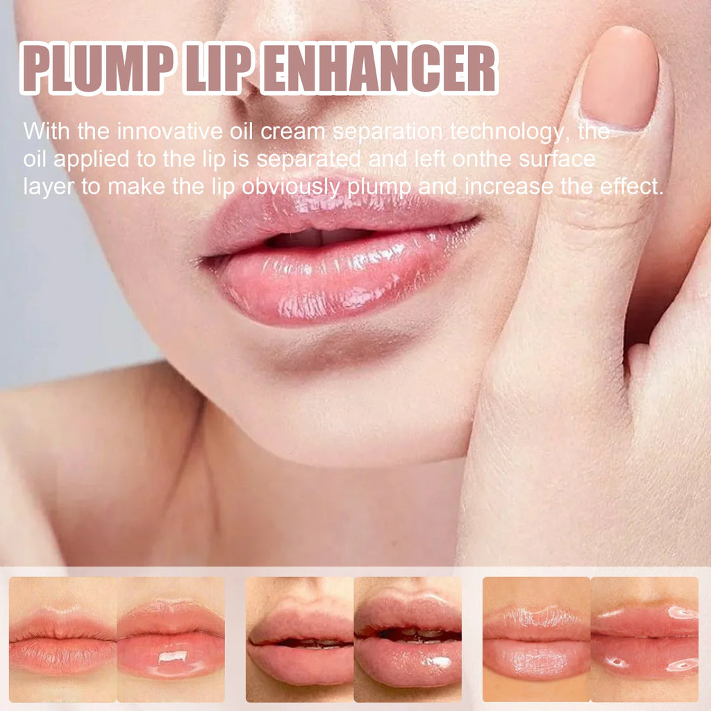 Lip Plumper Set Lip Moisturizing And Fading Lip Lines To Prevent Lips From Drying, Cracking, And Peeling Lip Care Liquid