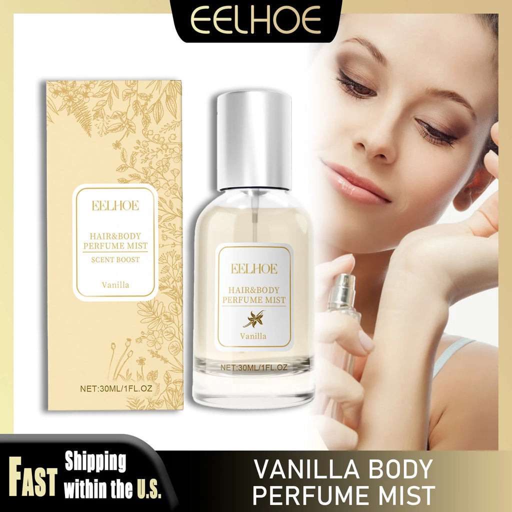 Vanilla Body Perfume Mist Fresh Natural