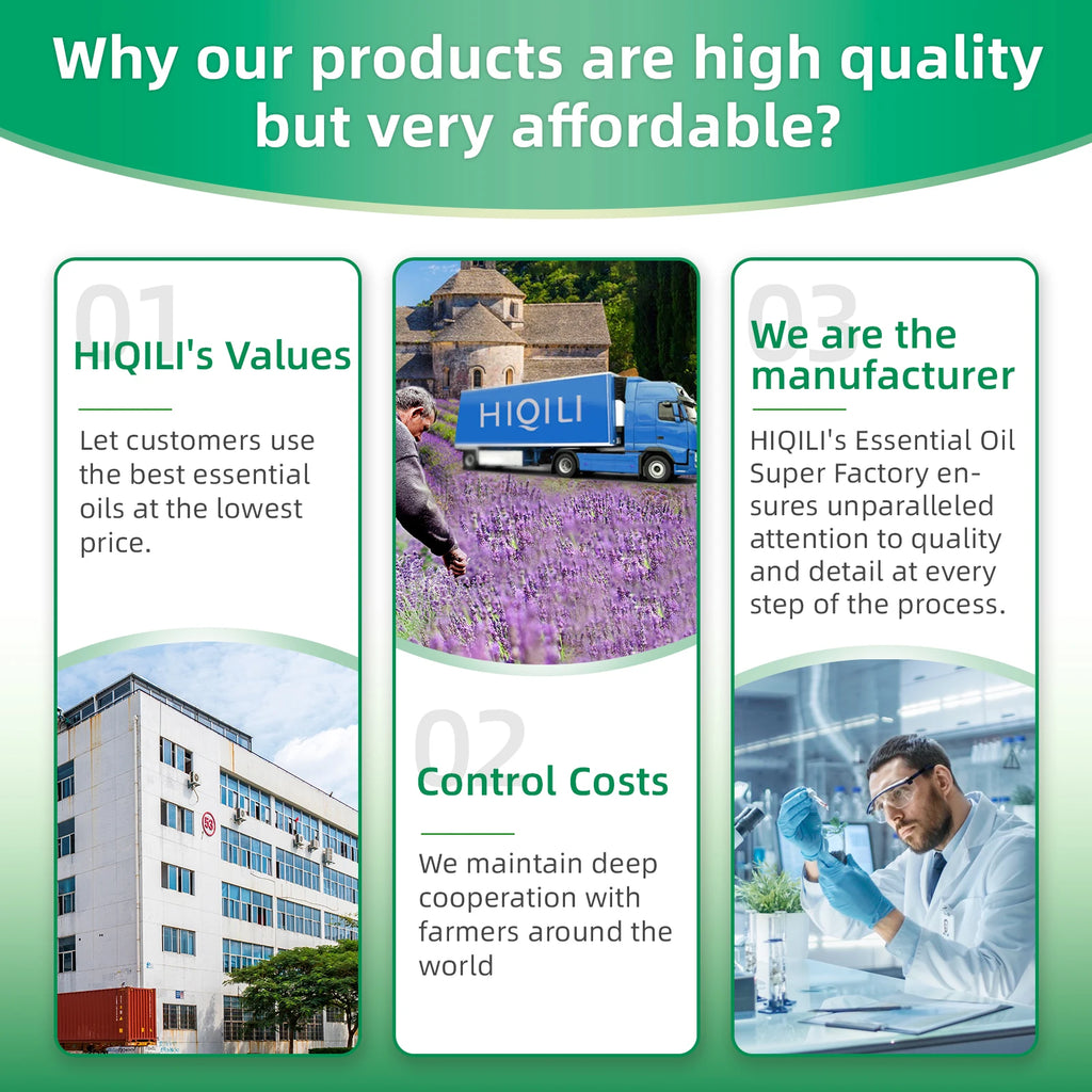 HIQILI 100ML Patchouli Essential Oils,100% Pure Nature for Aromatherapy, Diffuser, Humidifier, Massage.