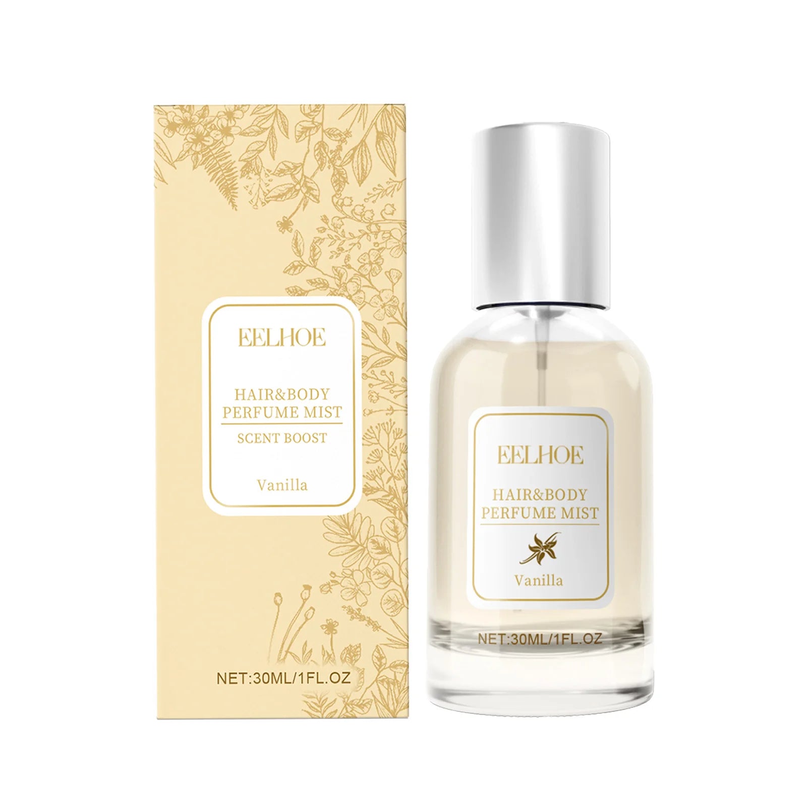 Vanilla Body Perfume Mist Fresh Natural