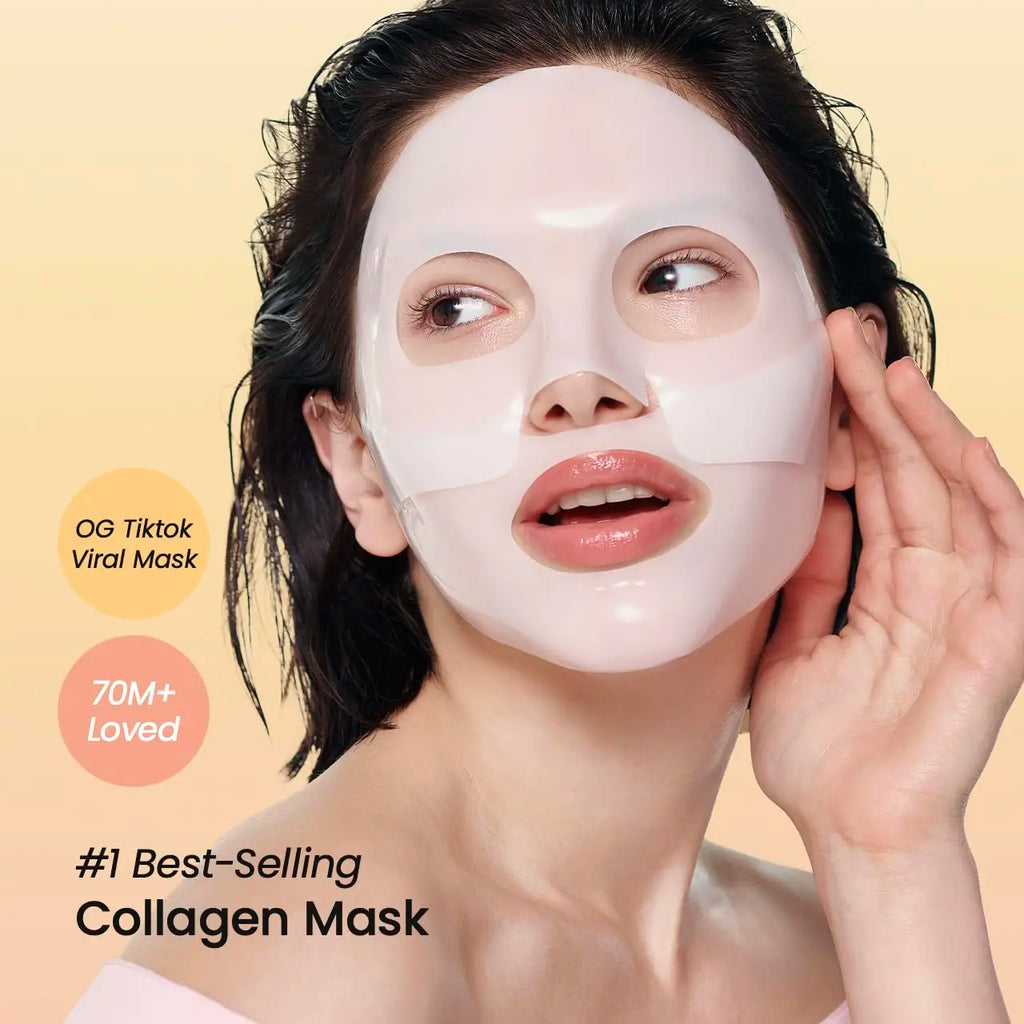 BIODANCE Bio-Collagen Real Deep Mask, Hydrating Overnight Hydrogel Mask, Pore Minimizing, Elasticity Improvement Korean skincare