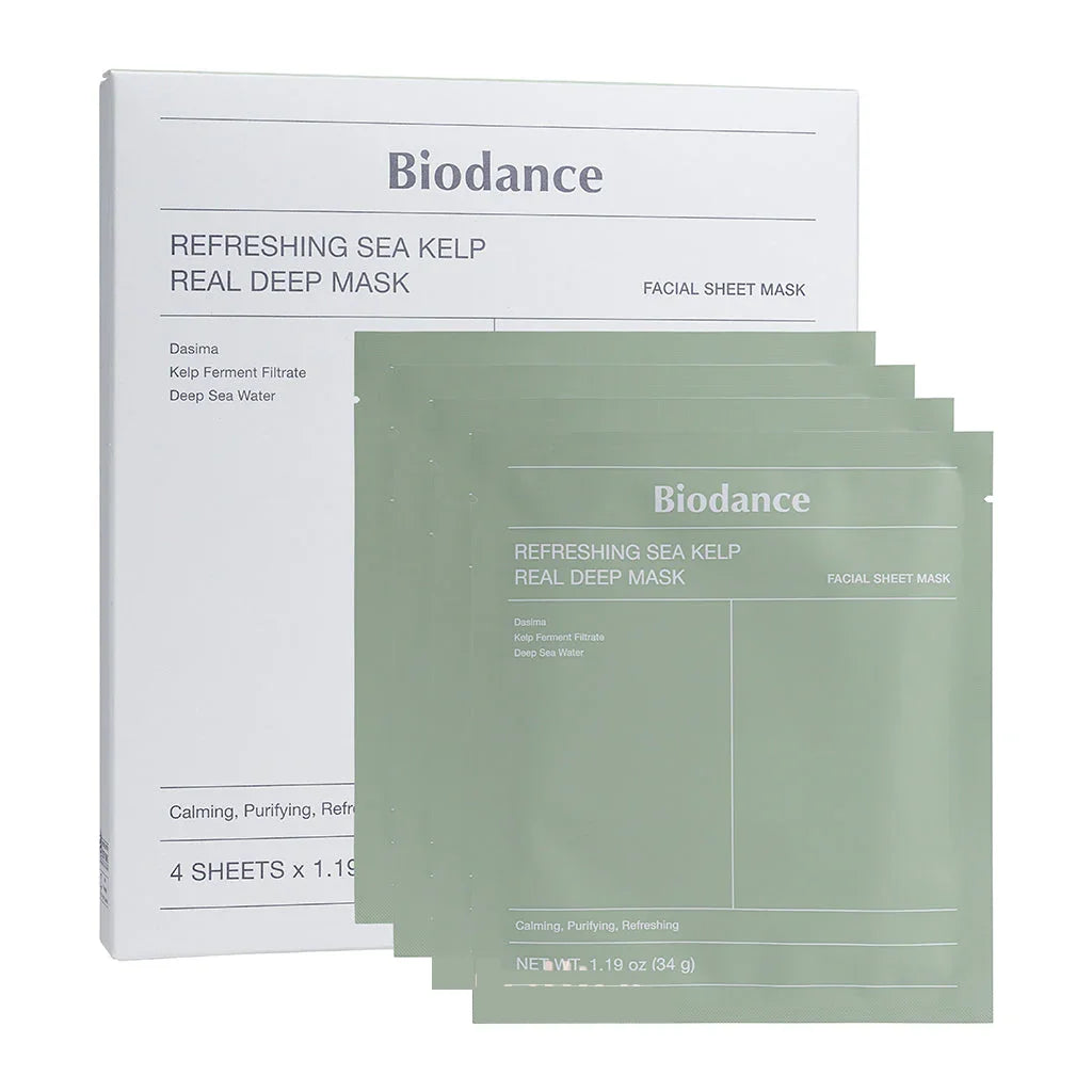 BIODANCE Bio-Collagen Real Deep Mask, Hydrating Overnight Hydrogel Mask, Pore Minimizing, Elasticity Improvement Korean skincare