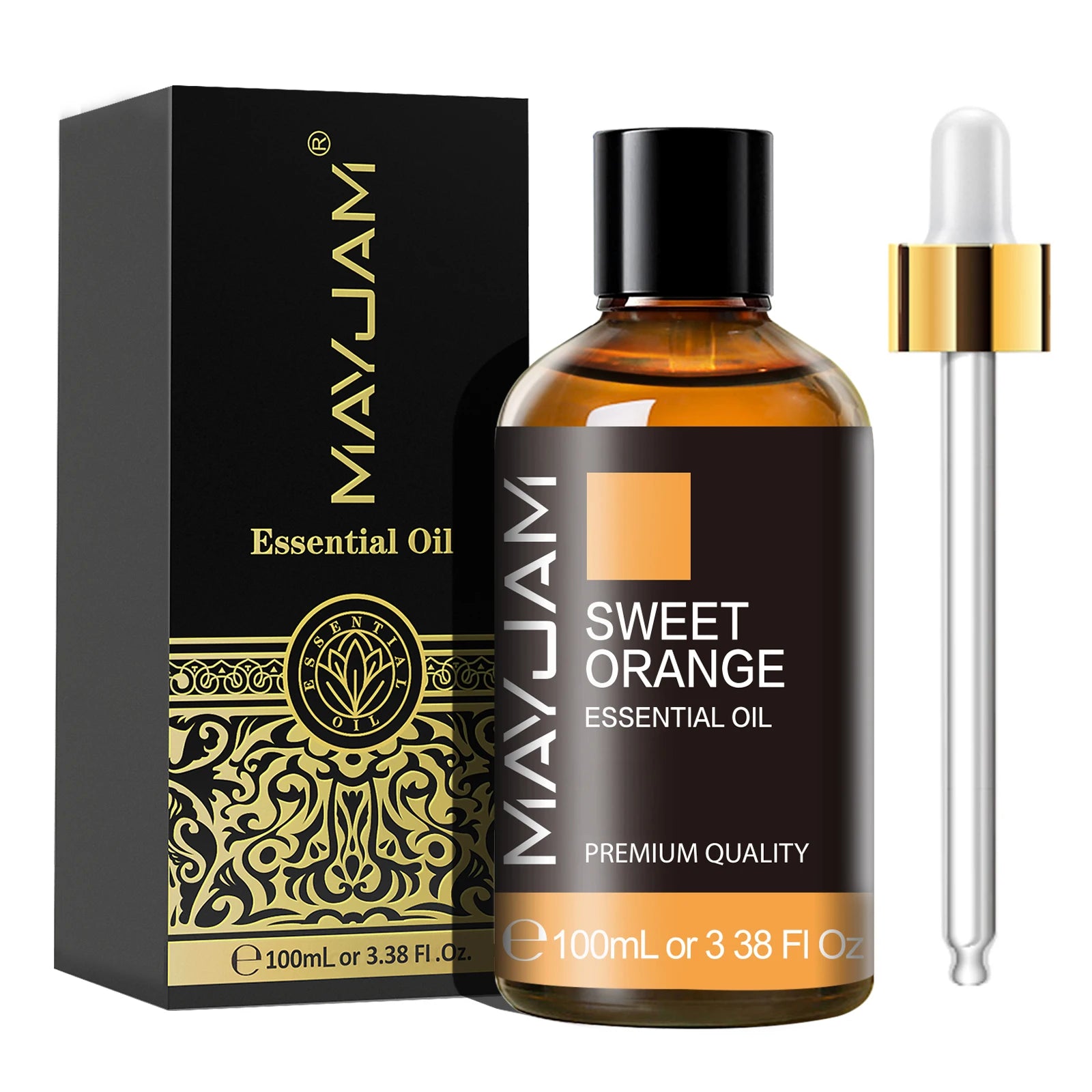 MAYJAM Vanilla Sweet Orange Eucalyptus Lavender Sandalwood Peppermint Bergamot Patchouli Scents 100ML Natural Essential Oils