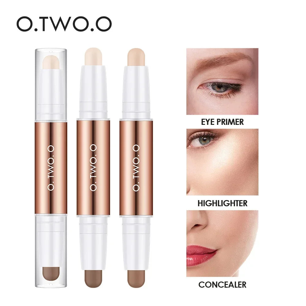 O.TWO.O Double-Headed Contour Stick Waterproof Matte Highlighter
