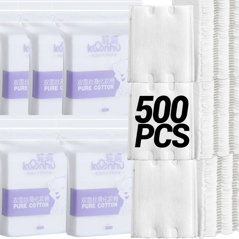 Soft Square Cotton Pads Facial Cleansing