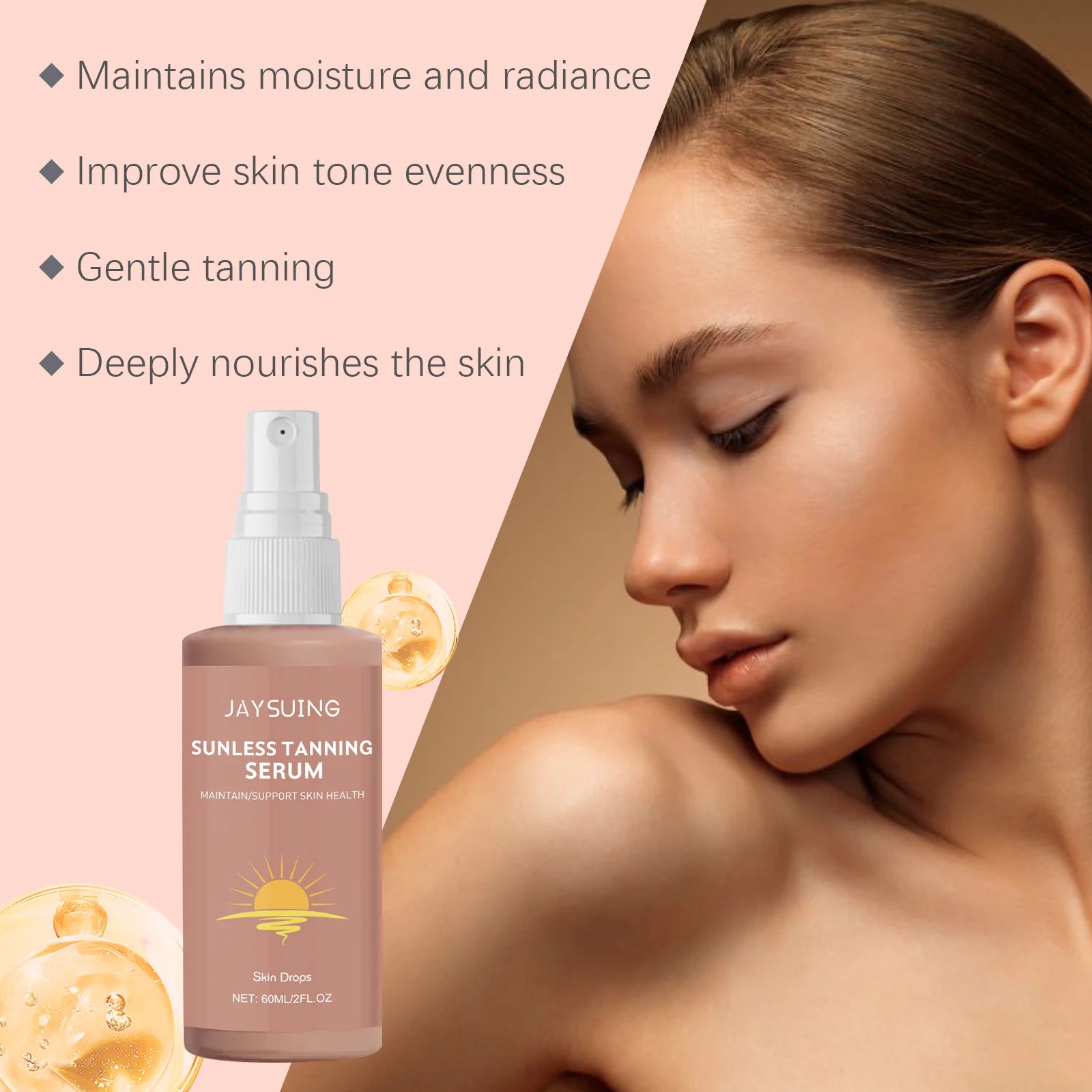 Enhancer Moisturizing Body Mist Instant Natural-Looking Sunless