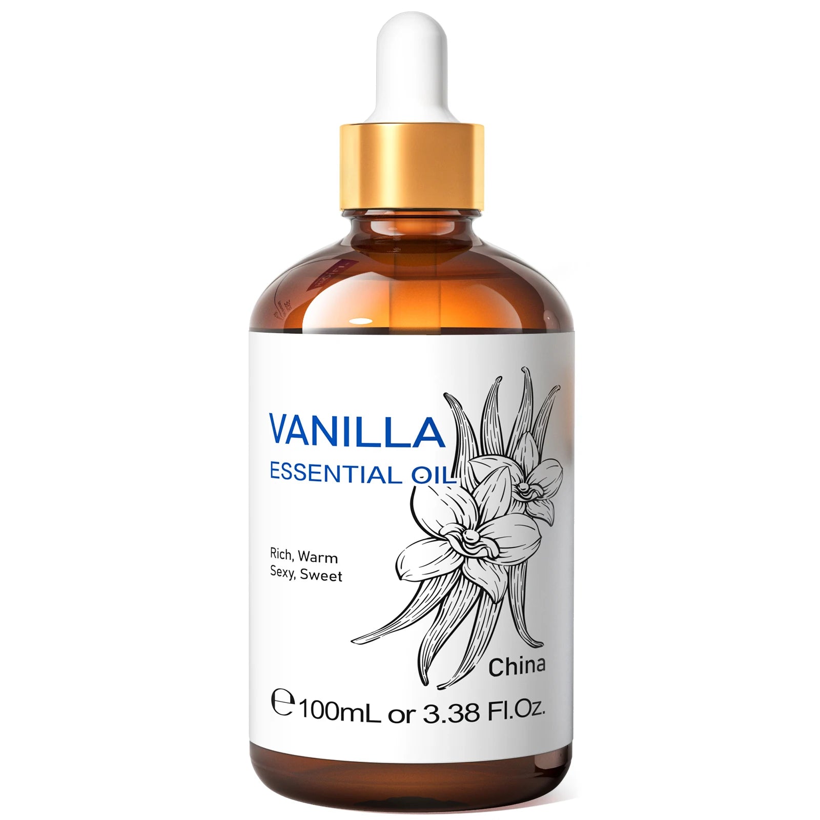 HIQILI 100ML Patchouli Essential Oils,100% Pure Nature for Aromatherapy, Diffuser, Humidifier, Massage.