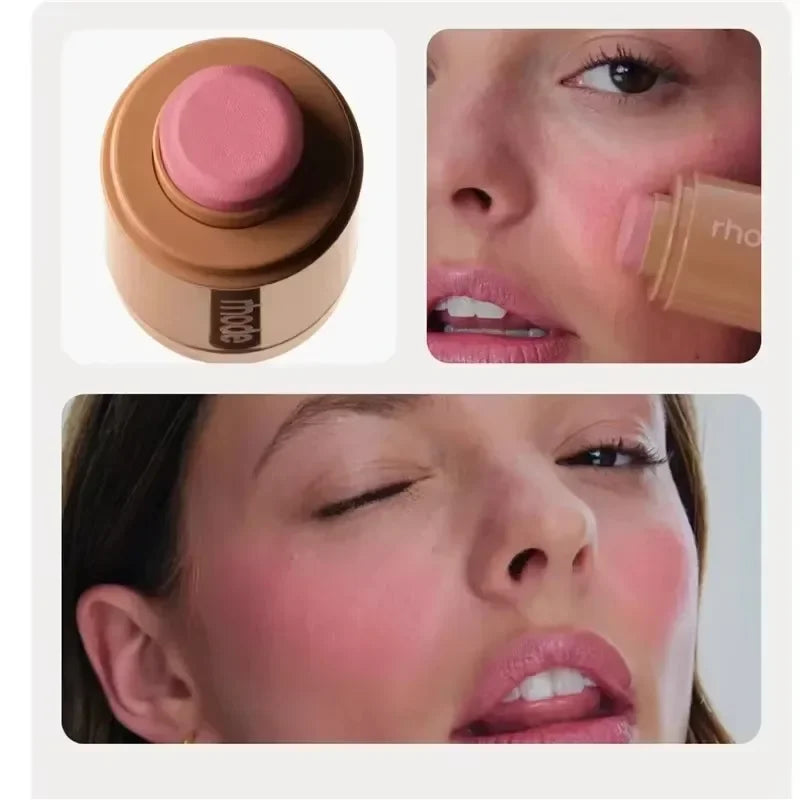 Blush and Lipstick  Hydrating Stick Natural Cream Lip Gloss