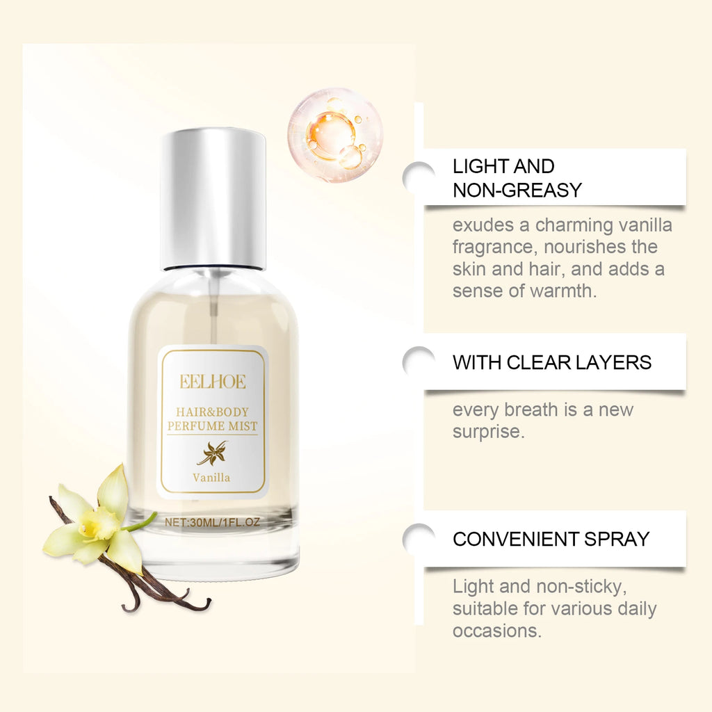 Vanilla Body Perfume Mist Fresh Natural