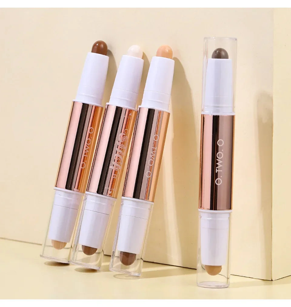 O.TWO.O Double-Headed Contour Stick Waterproof Matte Highlighter
