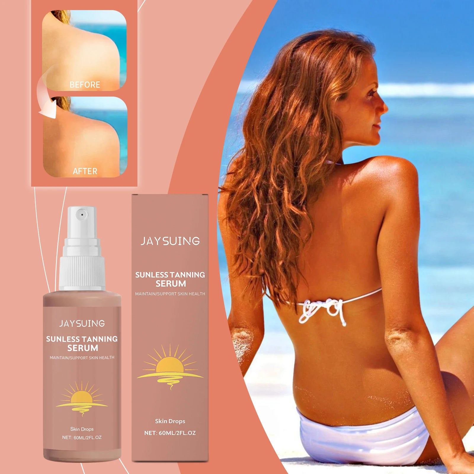 Enhancer Moisturizing Body Mist Instant Natural-Looking Sunless