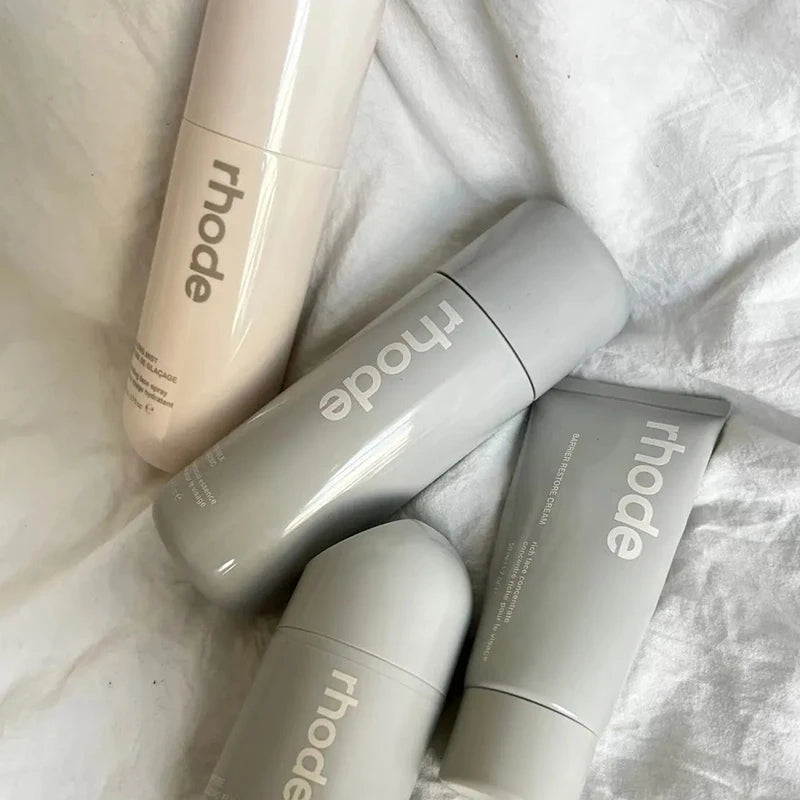 Rhode Glazing Mist Moisturizing Face Spray Essence Water Facial Cleanser Cream Powder Blush Blusher Lip Gloss Lipsitck Makeup