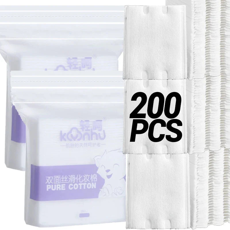 Soft Square Cotton Pads Facial Cleansing