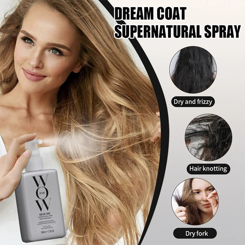 Leave-In Conditioner Spray Hair Scalp Treatment Smoothing Straightening Shiny Repair Damaged