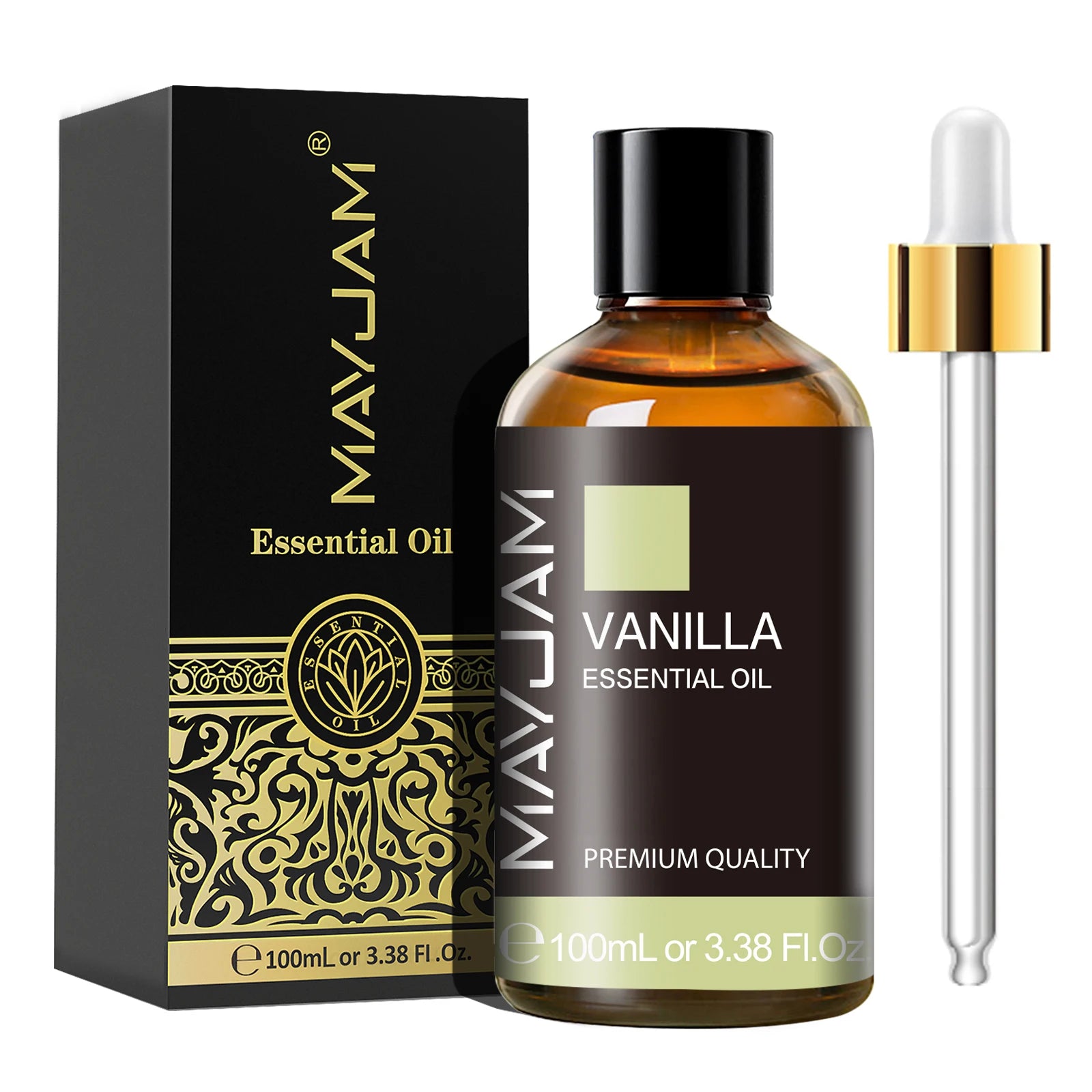 MAYJAM Vanilla Sweet Orange Eucalyptus Lavender Sandalwood Peppermint Bergamot Patchouli Scents 100ML Natural Essential Oils