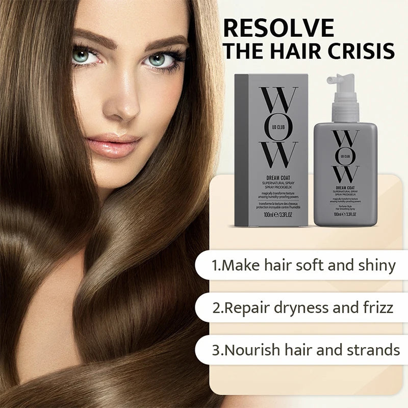Leave-In Conditioner Spray Hair Scalp Treatment Smoothing Straightening Shiny Repair Damaged
