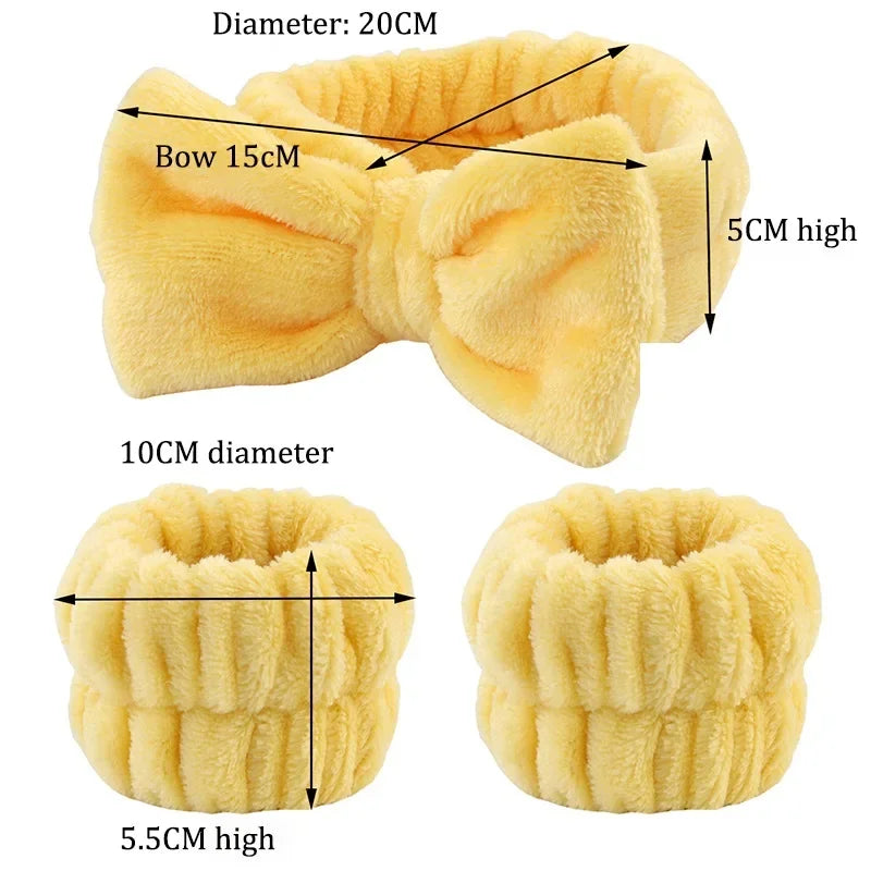 Wash Wristbands Headband Makeup Hair Care Headband Wash Headband for Washing Your Face Hair Bands for Women FD01