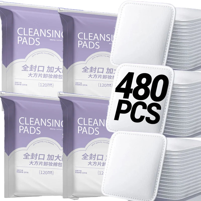 Soft Square Cotton Pads Facial Cleansing