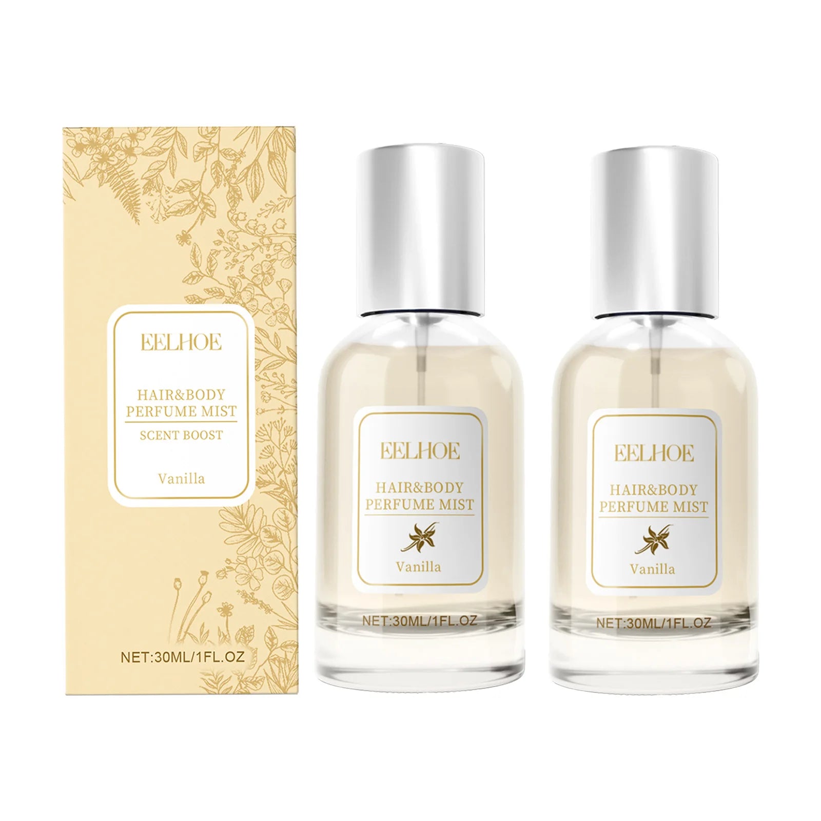 Vanilla Body Perfume Mist Fresh Natural