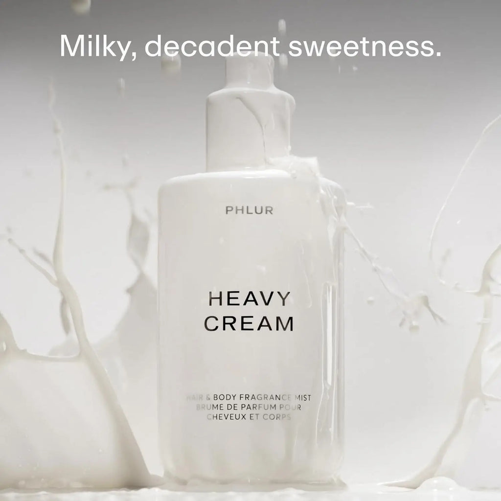 PHLUR Heavy Cream Body Mist – Hair and Body Mist & Body Spray Marshmallow, Whipped Cream, Jasmine, Coconut & Vanilla Body Spray