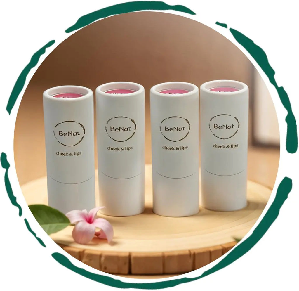 Lip & Cheek Bloom. 2 in 1 Natural Lipstick for Vibrant Color.
