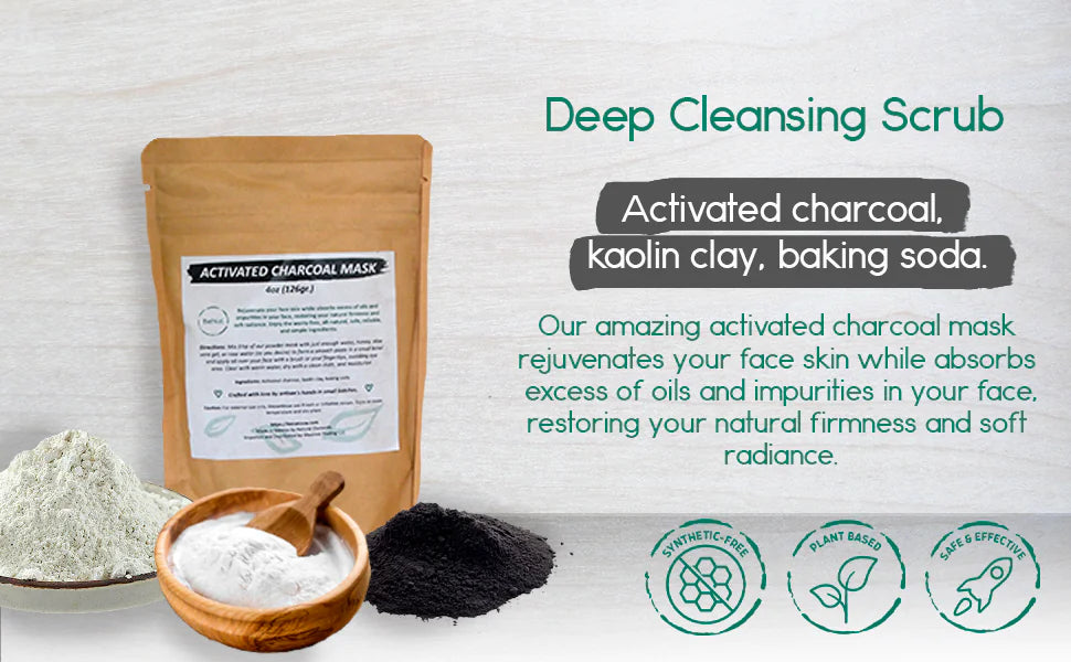 2-pack Activated Charcoal Facial Mask